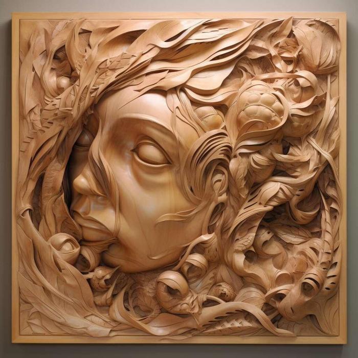 نموذج ثلاثي الأبعاد لآلة CNC 3D Art 